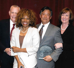 Dr. Starzl and his wife, Joy, and John Fung and his wife Beth